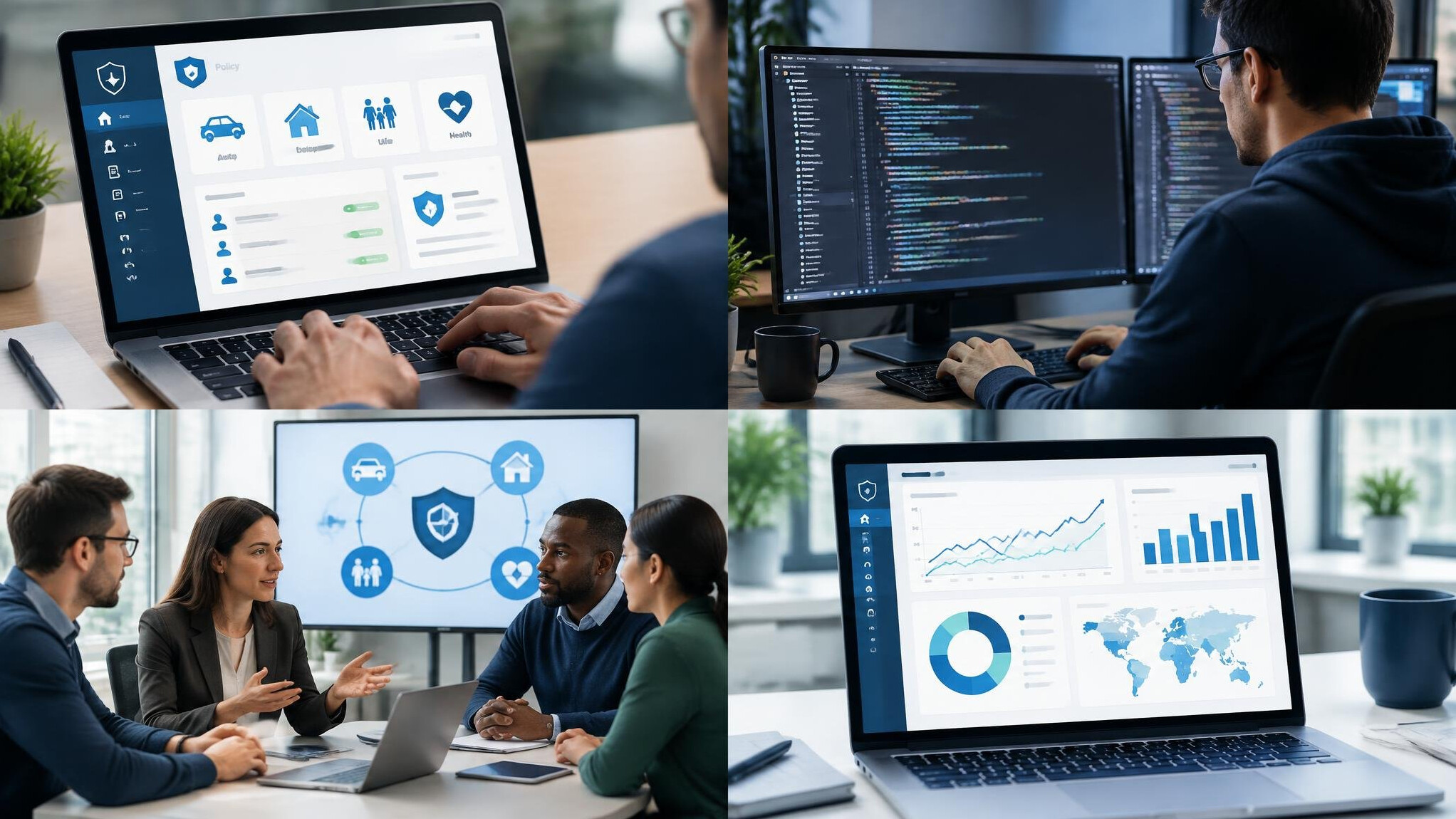 insurance software interface