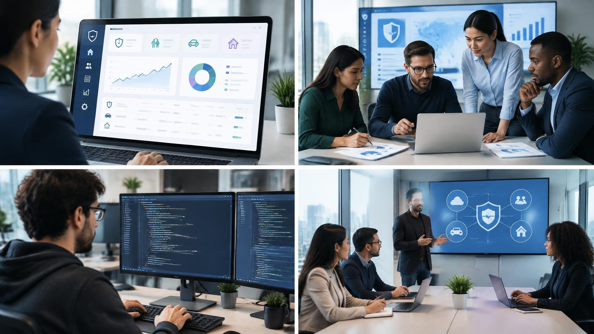 insurance software dashboard