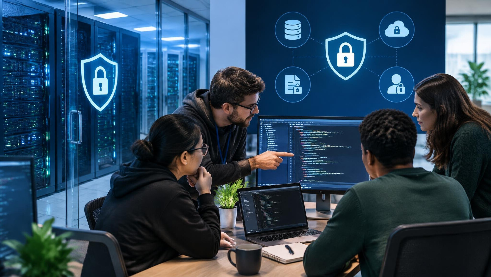 secure server room